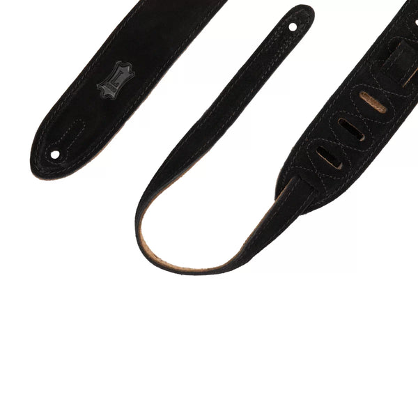 Levy's MS12-BLK SIMPLY SUEDE SERIES Guitar Strap - Black