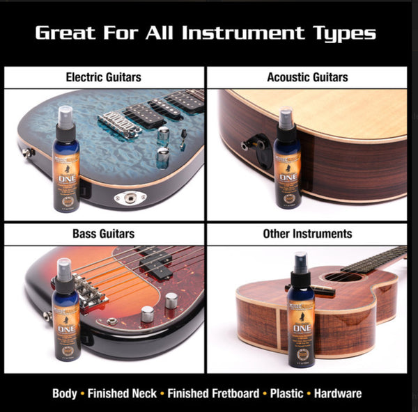 Music Nomad MN103 The Guitar ONE - All in 1 Cleaner, Polish, Wax for Gloss Finishes