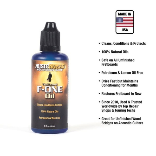 Music Nomad Fretboard F-ONE Oil - Cleaner & Conditioner MN105