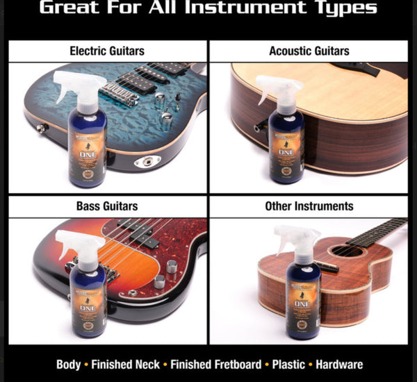Music Nomad MN150 The Guitar One 12 oz.Tech Size - All in 1 Cleaner, Polish & Wax