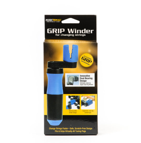 Music Nomad GRIP Winder - Rubber Lined, Dual Bearing Peg Winder