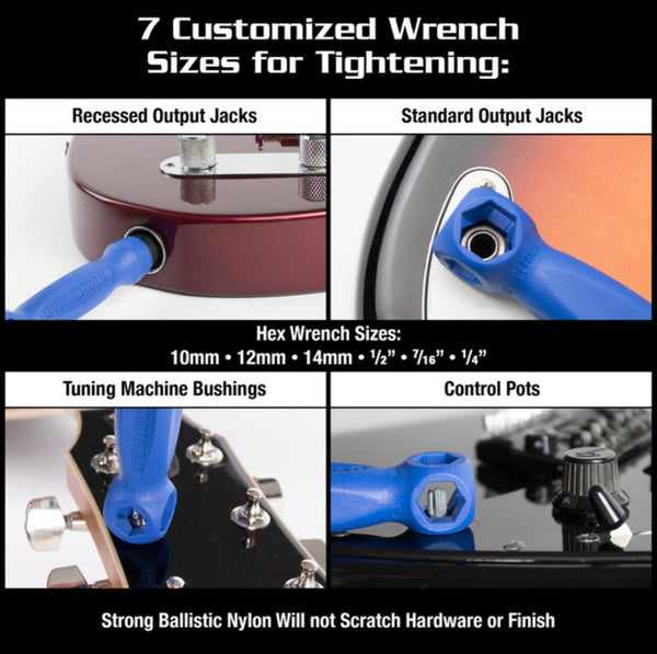 Music Nomad MN229 Premium Guitar Tech Screwdriver and Wrench Set