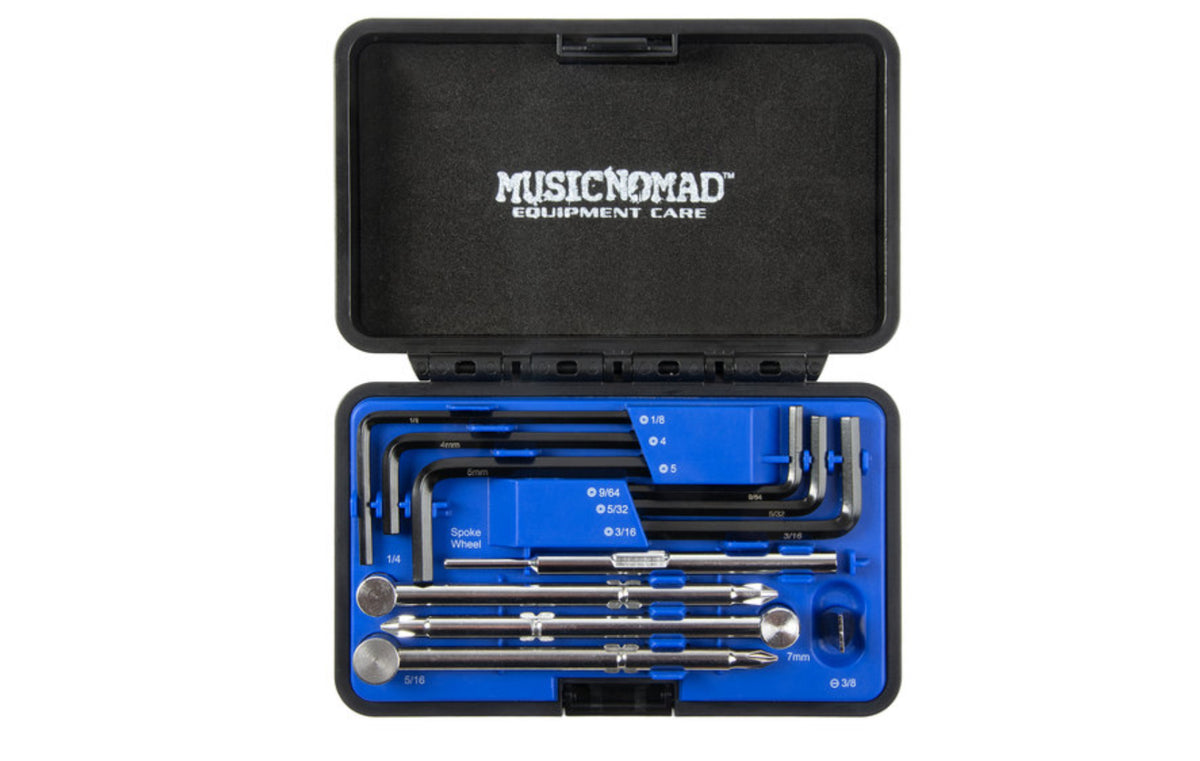 Music Nomad MN235 Premium Guitar Tech Truss Rod Wrench Set - 11 pcs.