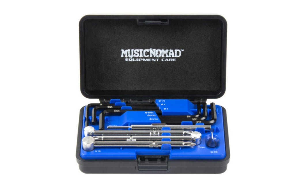 Music Nomad MN235 Premium Guitar Tech Truss Rod Wrench Set - 11 pcs.