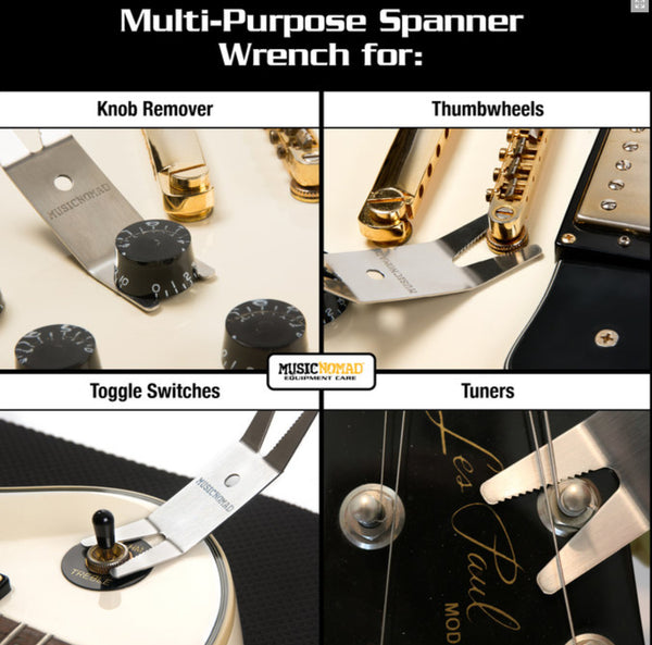 Music Nomad MN609 KEEP IT SIMPLE, SETUP (KISS)™ Starter Kit Bundle - 6 pc. Gauge Set, 26 pc. Guitar Tech Tool Set, 11 pc. Truss Rod Wrench Set