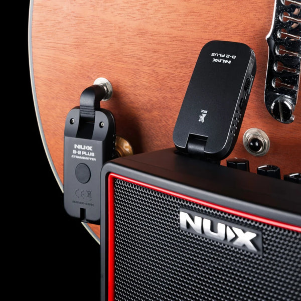 NUX B-2 Plus 2.4Ghz Guitar Wireless System - Black