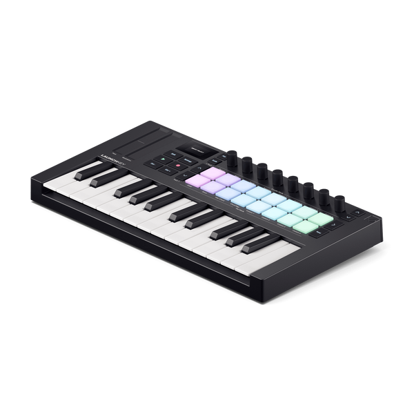 Novation Launchkey Mini 25 MKIV MIDI Keyboard Controller - Black