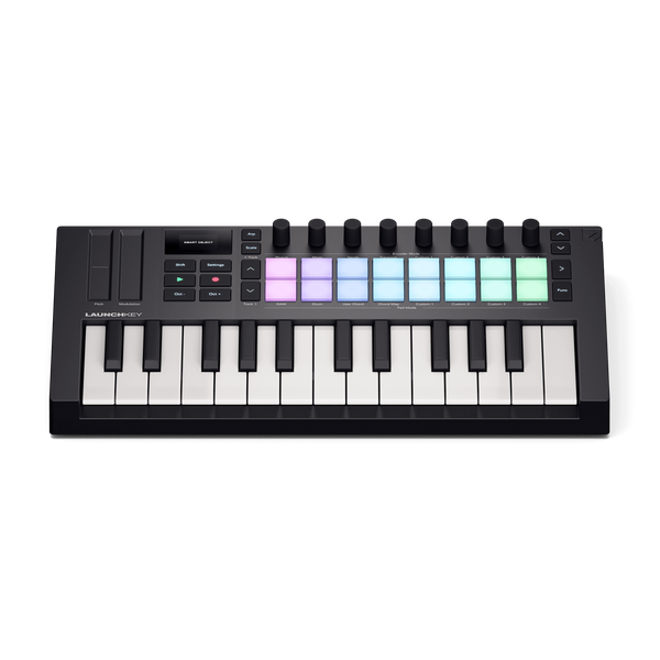 Novation Launchkey Mini 25 MKIV MIDI Keyboard Controller - Black