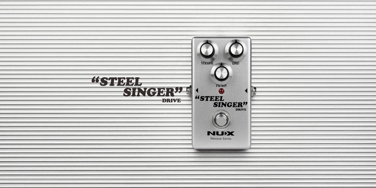 NUX Steel Singer Drive Overdrive Guitar Effects Pedal Reissue Series