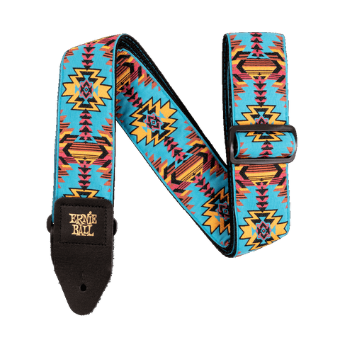 Ernie Ball 5323 CLASSIC JACQUARD GUITAR STRAP/BASS STRAP - ALBUQUERQUE NOON