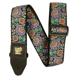 Ernie Ball 5340 Evening Bloom Jacquard Classic Guitar Strap Bass Strap