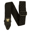 Ernie Ball P05341 Classic Jacquard Guitar/Bass Strap - Black Checkers