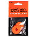 Ernie Ball 5620 STRAP BLOCKS - RED - 4 PACK