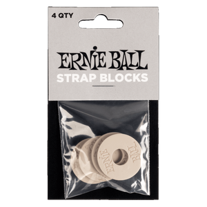 Ernie Ball 5625 STRAP BLOCKS - GRAY - 4 PACK
