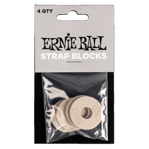 Ernie Ball 5625 STRAP BLOCKS - GRAY - 4 PACK