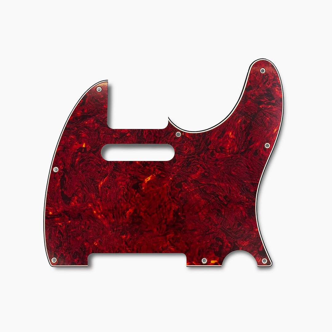 Allparts PG-0562-044 8-Hole Pickguard for Telecaster - Red Tortoise