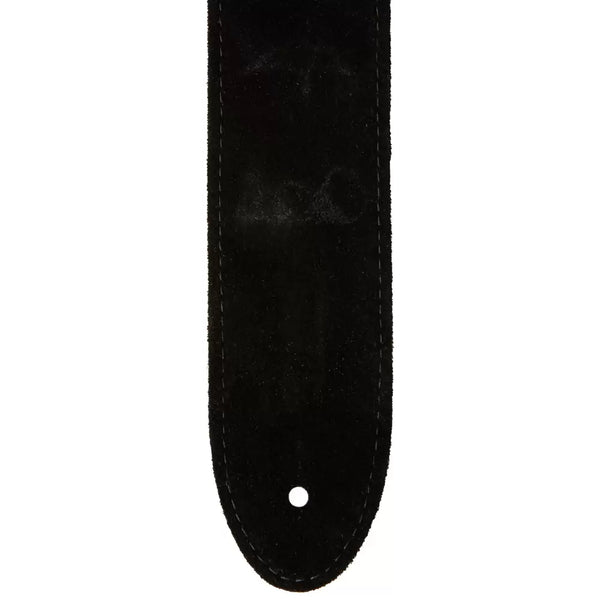 PRS 2" Leather Strap, Embossed Birds Strap - Black