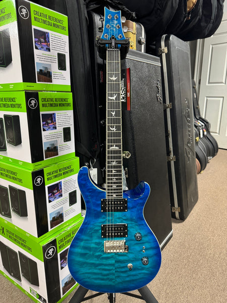 PRS SE C844QQEIBLB Custom 24-08 Quilt - Lake Blue
