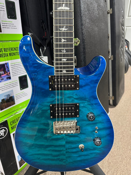 PRS SE C844QQEIBLB Custom 24-08 Quilt - Lake Blue