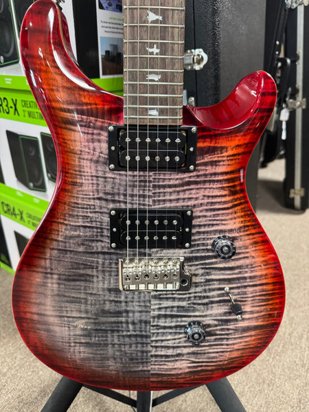 PRS SE Custom 24 Electric Guitar - Charcoal Cherry Burst