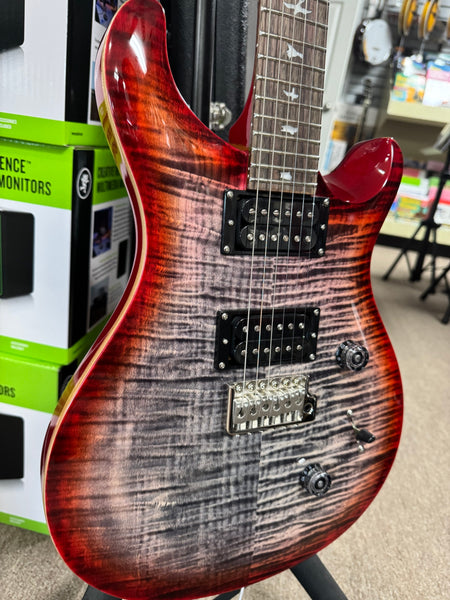 PRS SE Custom 24 Electric Guitar - Charcoal Cherry Burst