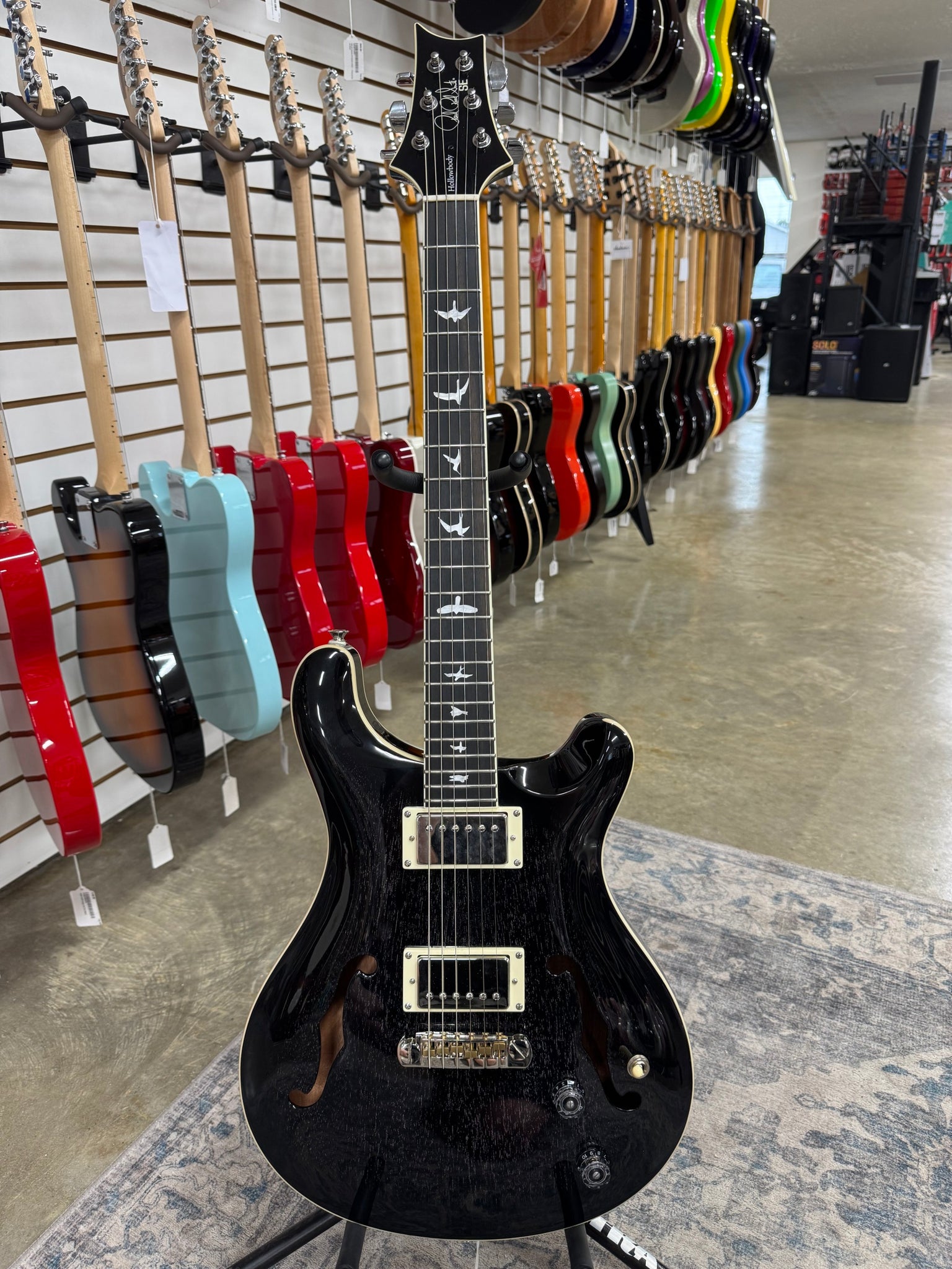 PRS SE Hollowbody Standard Electric Guitar - Dog Hair Smokeburst - Used