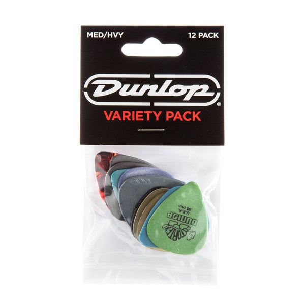 Dunlop PVP102 Medium/Heavy 12 Pick Variety Pack