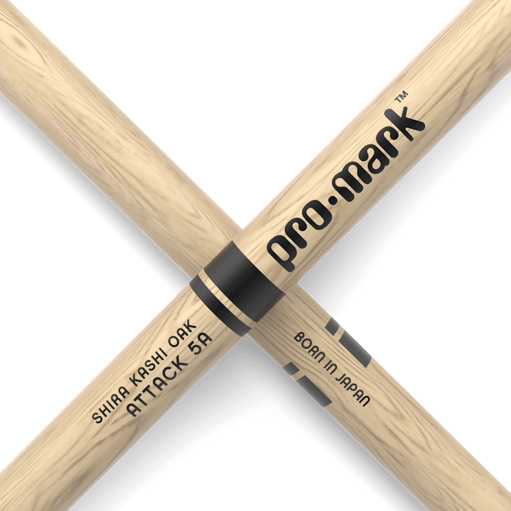 ProMark PW5AW Classic Attack 5A Shira Kashi oak drumsticks, wood tip - view 7