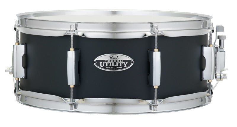 Pearl MUS1455M227 Modern Utility Maple Snare Drum 14"x5.5" Satin Black
