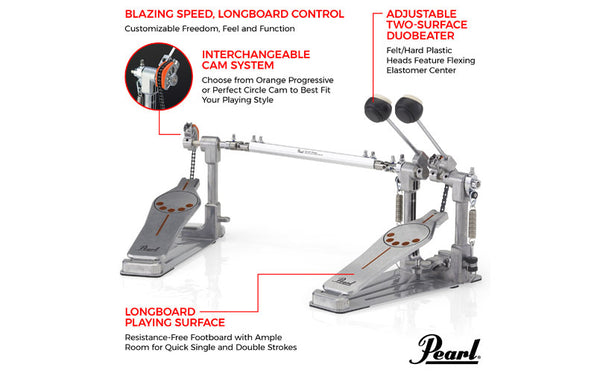 Pearl P932 Longboard Double Bass Drum Pedal