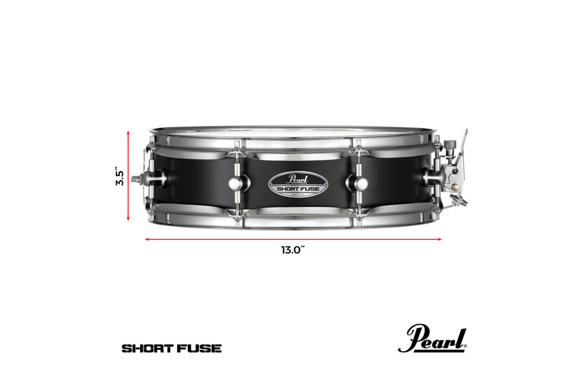 Pearl SFS1335B Short Fuse Piccolo Snare 13"x3.5"