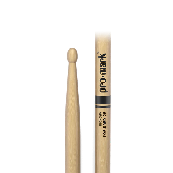 Pro-Mark TX2BW Hickory 2B Wood Tip Drum Sticks (Pair)