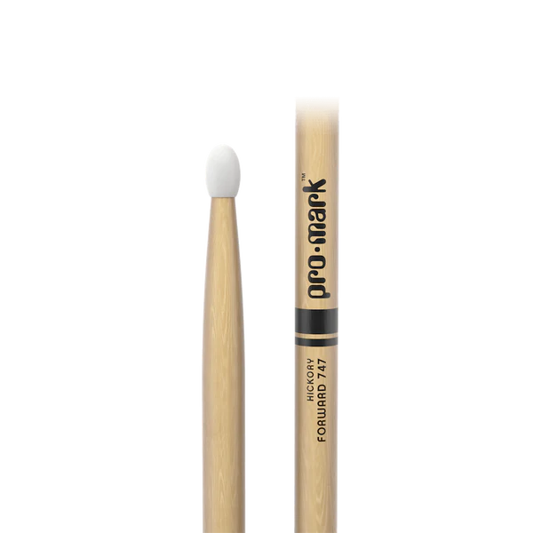 Pro-Mark TX747N Hickory 747 Nylon Tip Drum Sticks (Pair)