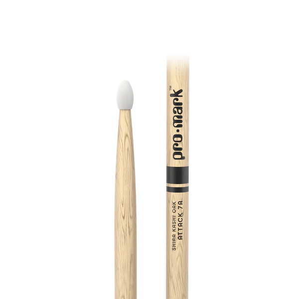 ProMark PW7AN Shira Kashi Oak 7A Nylon Tip Drum Sticks (Pair)