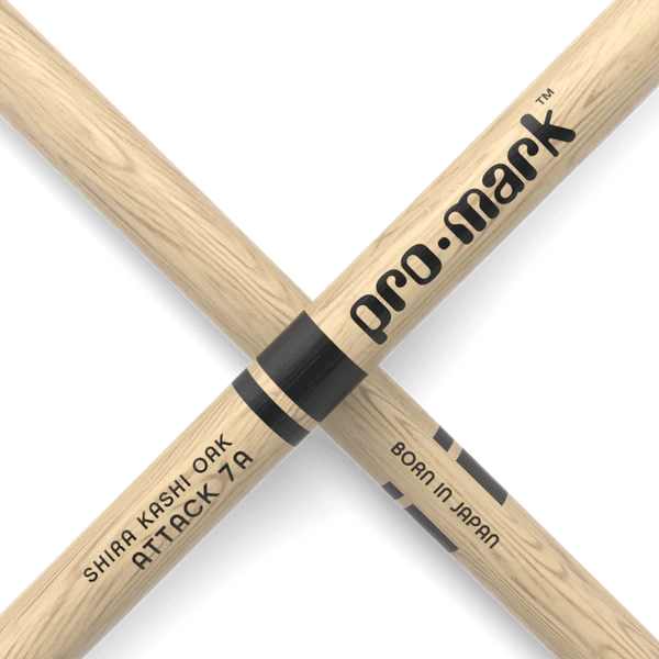 ProMark PW7AN Shira Kashi Oak 7A Nylon Tip Drum Sticks (Pair)