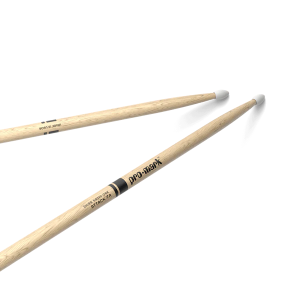 ProMark PW7AN Shira Kashi Oak 7A Nylon Tip Drum Sticks (Pair)