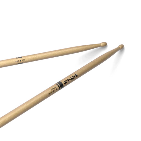 ProMark TX5BW Hickory 5B Wood Tip Drum Sticks - Natural