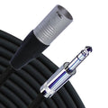 Rapco Horizon BLC10MS 10' Balanced Cable 1/4" TRS-XLR Male