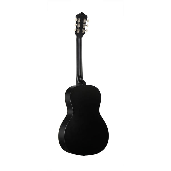 Recording King RP-30-7E-BK Dirty 30s Single 0 Parlor Acoustic-Electric Guitar - Black