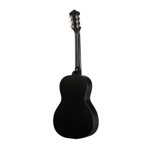 Recording King RP-30-7E-BK Dirty 30s Single 0 Parlor Acoustic-Electric Guitar - Black