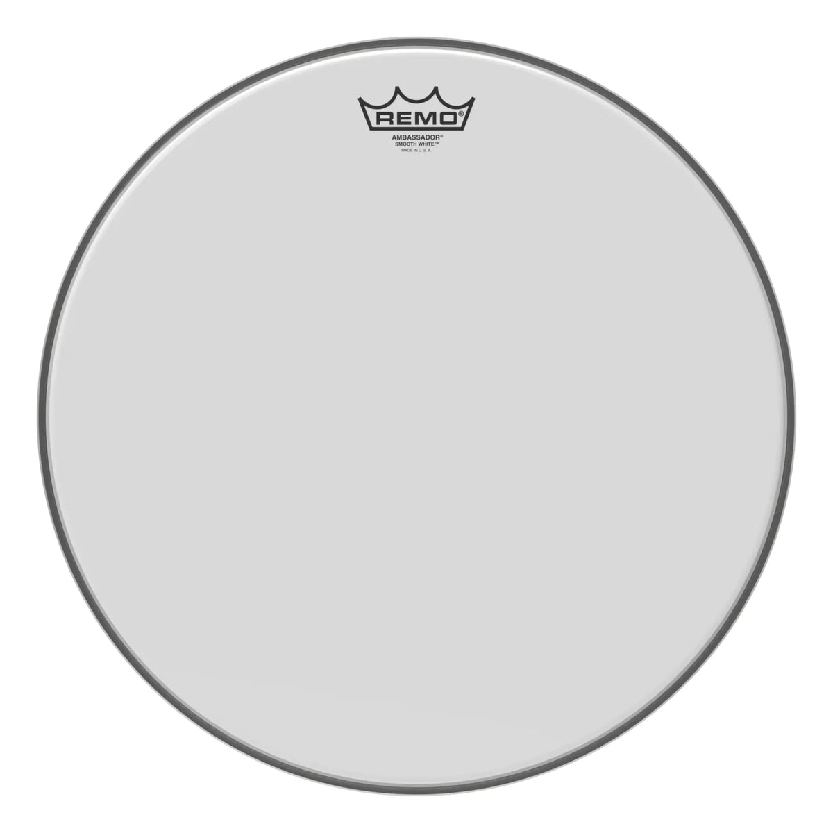 Remo BA-0216-00 16" Ambassador Smooth White