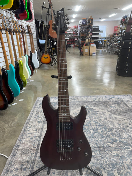 Schecter Omen 7 - Walnut Satin