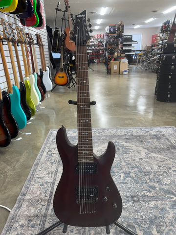 Schecter Omen 7 - Walnut Satin