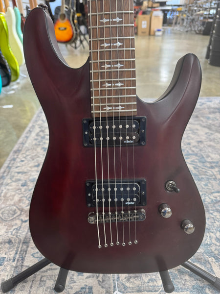 Schecter Omen 7 - Walnut Satin