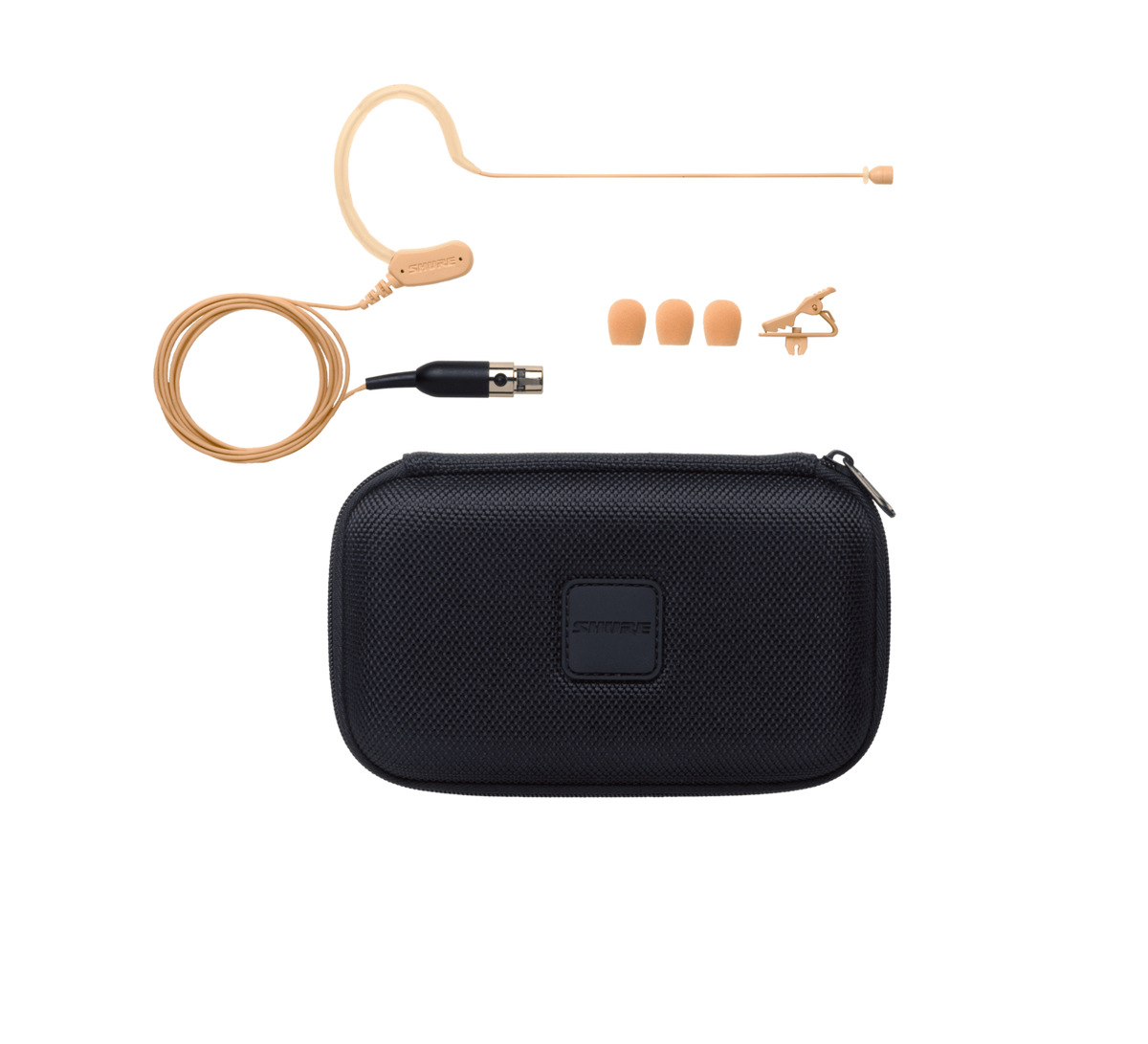 Shure MX153T/O-TQG Microflex Omnidirectional Earset Mic w/ TQG Connection