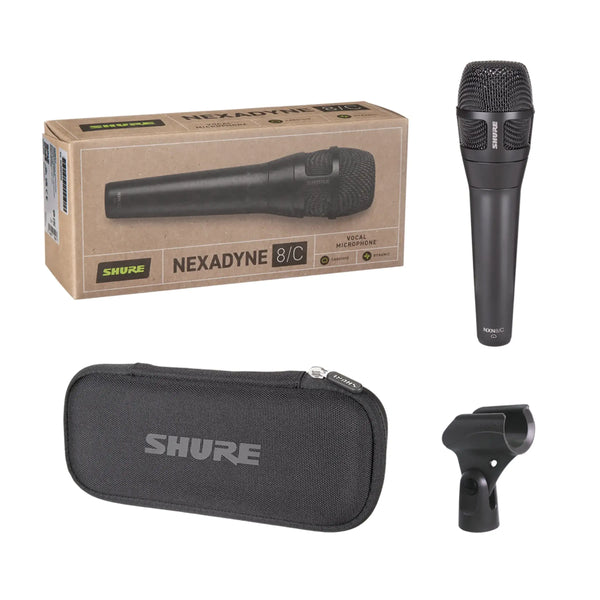 Shure Nexadyne 8/C Cardioid Dynamic Vocal Microphone for Professional Performance