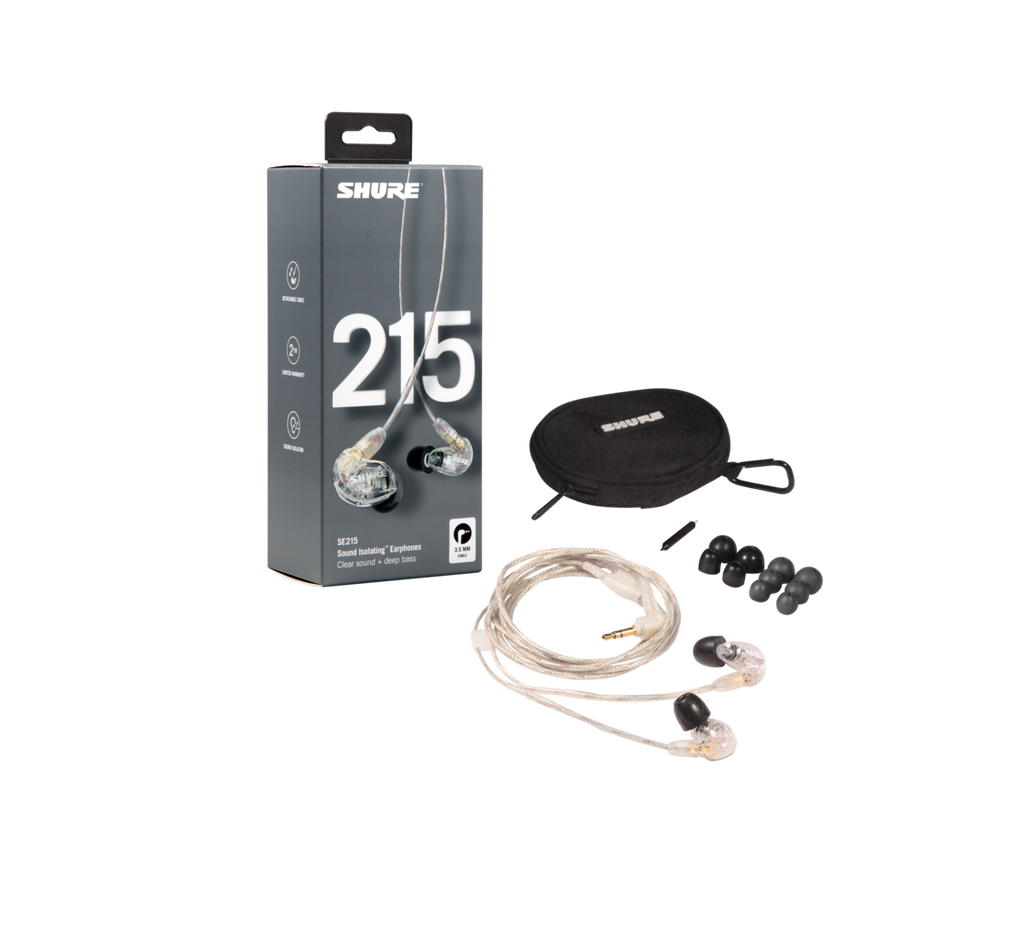 Shure SE215-CL Professional Sound Isolationg Earphones