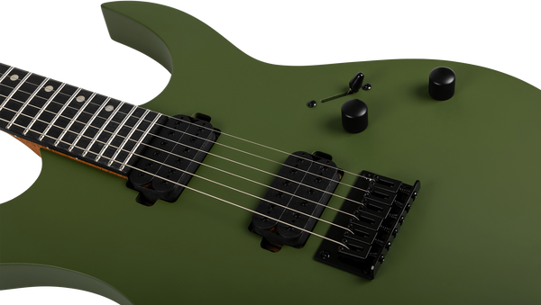 Spira S-400MGR Electric Guitar - Satin Dark Green