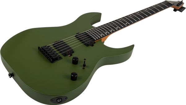 Spira S-400MGR Electric Guitar - Satin Dark Green
