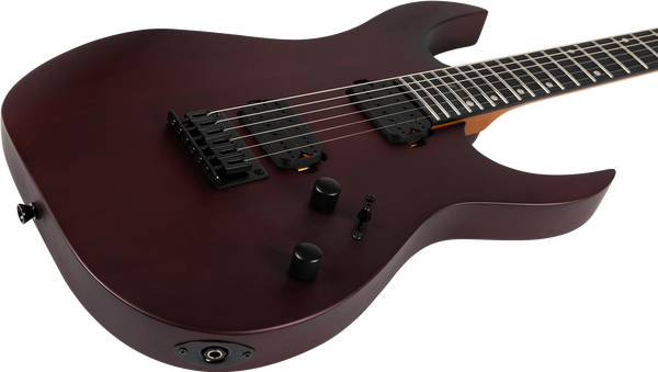 Spira S-400MWR Electric Guitar - Satin Wine Red